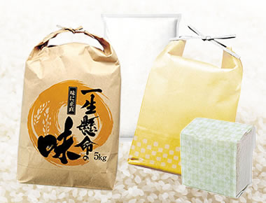 米の包装に最適の袋 - 袋とシーラーのテンポアップ