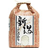 アサヒパック ひも付きクラフト米袋 窓付 味わい風味・新潟こしひかり 5kg用 （200枚）