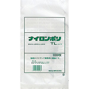 福助工業 ナイロンポリ TLタイプ規格袋 16-28 （2000枚）巾160×長さ