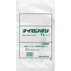 福助工業 ナイロンポリ TLタイプ規格袋 22-30 （200枚） 袋とシーラー