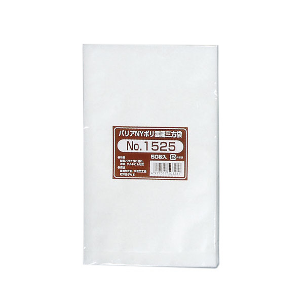 福助工業 バリアNYポリ雲龍三方袋 No.1525 （200枚） 袋と