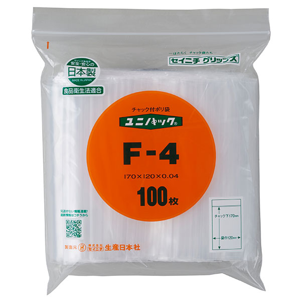 セイニチ ユニパック 0.04タイプ E-4（1ケース7000枚） ユニパック 0.04タイプ 袋とシーラーの通販テンポアップ